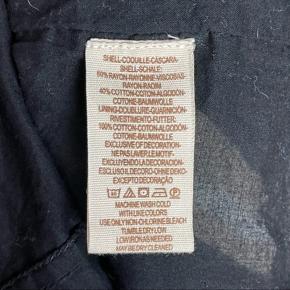 Free People Sunbeams Black Embroidered Off Shoulder BohoFestival Minidress Sz XS - Picture 12 of 12